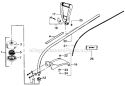 Page B Diagram and Parts List for XR-50A  Weed Eater Trimmer